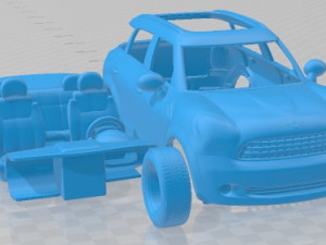 Mini Countryman 2011 Printable Car Modelo de impresión 3D