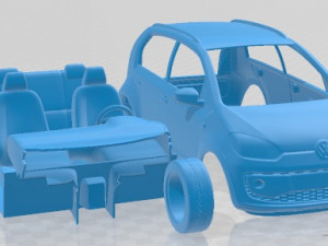 Volkswagen Cross Up 2016 Printable Car 3D Print Model