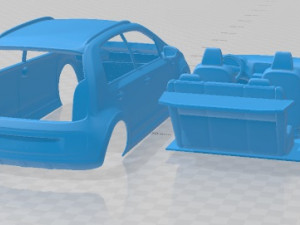 Volkswagen Cross Up 2016 Printable Car 3D Print Model