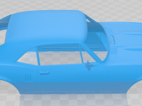Pontiac Firebird 1967 Printable Body Car Modello di stampa 3D