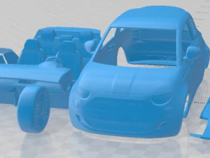Fiat 500 La Prima 2021 Printable Car 3D Print Model