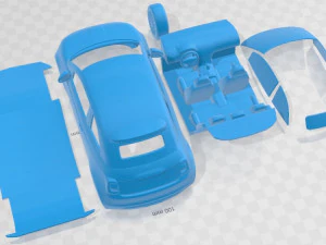 Fiat 500 La Prima 2021 Printable Car 3D Print Model