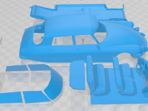 Citroen DS 21 Pallas 1966 Printable Car 3D Print Model