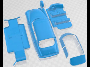 Citroen DS 21 Pallas 1966 Printable Car 3D Print Model
