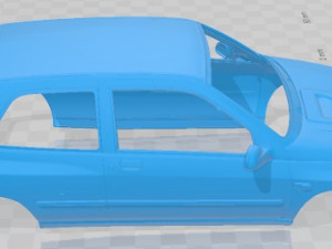 Renault Clio Williams Printable Body Car Modelo de impresión 3D