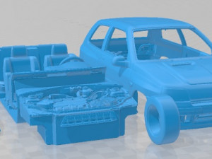 Renault Clio Williams Printable Car Modèles 3D en vedette