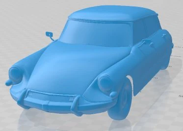 Citroen DS 21 Pallas 1966 Printable Body Car 3D Print Model .c4d .max .obj .3ds .fbx .stl .blend 