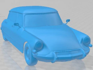 Citroen DS 21 Pallas 1966 Printable Body Car 3D Print Model
