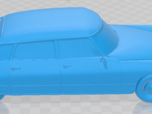Citroen DS 21 Pallas 1966 Printable Body Car Modelo de impresión 3D