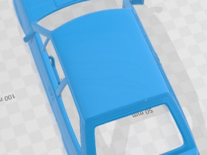 Fiesta XR2 1981 Printable Body Car Modèles 3D en vedette
