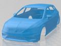 Seat Leon Cupra R 2018 可打印车身汽车 3D 打印模型