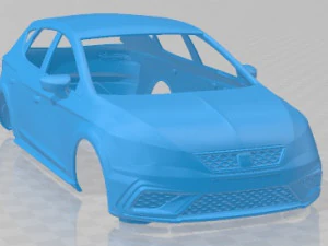 Seat Leon Cupra R 2018 Printable Body Car 3D Print Model