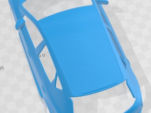 Seat Leon Cupra R 2018 Printable Body Car Modelo de impresión 3D