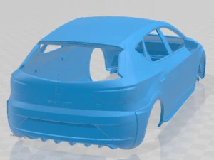 Seat Leon Cupra R 2018 Printable Body Car 3D Print Model