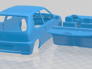 Coche Imprimible Peugeot 106 Rallye S2 Modelo de impresión 3D