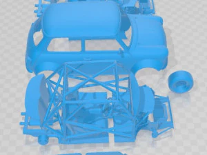 Mini Miglia Printable Car 3D Print Model
