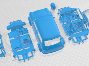 Mini Miglia Printable Car 3D प्रिंट मॉडल