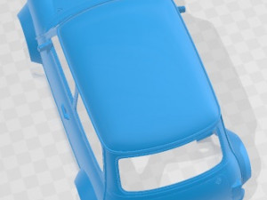 Mini Miglia Printable Body Car Modelo de impresión 3D