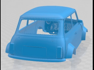 Mini Miglia Printable Body Car Modelo de impresión 3D