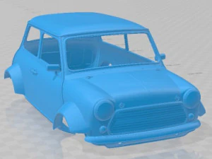 Mini Miglia Printable Body Car 3D Print Model