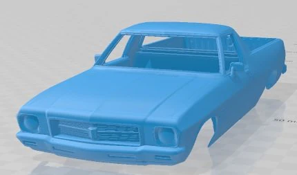 Holden HQ Sandman UTE 1974 Printable Body Car 3D Print Model .c4d .max .obj .3ds .fbx .stl .blend