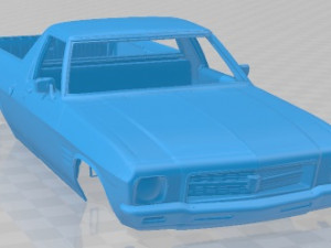 Holden HQ Sandman UTE 1974 Printable Body Car 3D Print Model