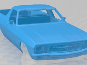 Holden HQ Sandman UTE 1974 Printable Body Car 3D Print Model