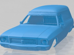 Holden HQ Sandman 1974 Printable Body Car 3D Print Model