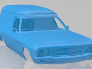 Holden HQ Sandman 1974 Printable Body Car 3D Print Model