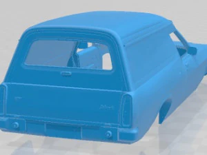 Holden HQ Sandman 1974 Printable Body Car 3D Print Model