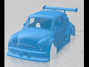 Автомобіль Seat 600 Hillclimb для друку 3D Принт Модель