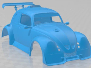 Volkswagen Fun Cup Printable Body Car 3D Print Model
