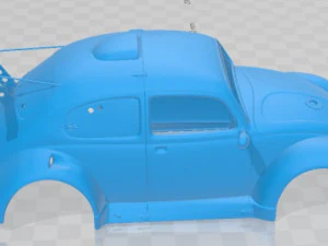 Volkswagen Fun Cup Printable Body Car 3D Print Model