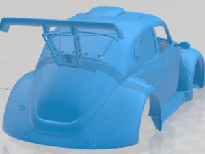 Volkswagen Fun Cup Printable Body Car 3D Print Model