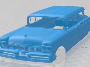 Mercury Commuter Wagon 1957 Printable Body Car Modelo de impresión 3D