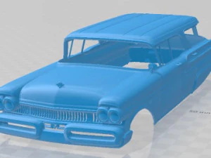 Carrozzeria stampabile Mercury Commuter Wagon 1957 Modello di stampa 3D