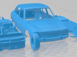 Peugeot 504 1972 Printable Car Modèles 3D en vedette
