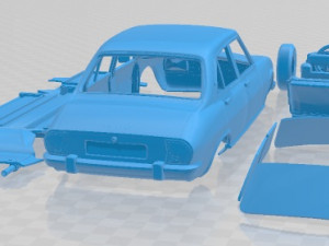 Peugeot 504 1972 Printable Car Modèles 3D en vedette