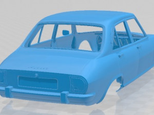 Peugeot 504 1972 Printable Body Car 3D Print Model