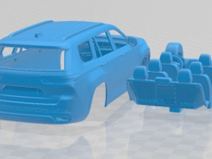 Jeep Grand Cherokee L 2021 Printable Car 3D प्रिंट मॉडल