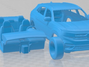 Volkswagen Atlas Cross Sport R Line 2021 Printable Car Modelo de impresión 3D