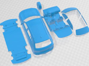 Volkswagen Atlas Cross Sport R Line 2021 Printable Car 3D Print Model