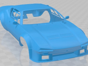 De Tomaso Pantera Gr 4 GT4 Printable Body Car Modelo de impresión 3D