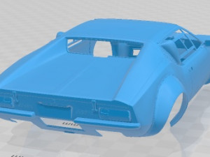 De Tomaso Pantera Gr 4 GT4 Printable Body Car Modelo de impresión 3D