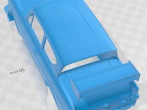 Anglia 1966 Race Printable Body Car 3D Print Model