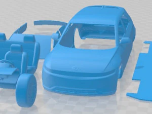 Hyundai Ioniq 5 2022 afdrukbare auto 3D printmodel