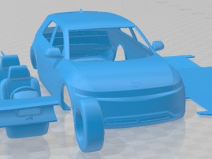 Hyundai Ioniq 5 2022 Printable Car 3D प्रिंट मॉडल
