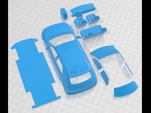 Hyundai Ioniq 5 2022 Printable Car 3D प्रिंट मॉडल