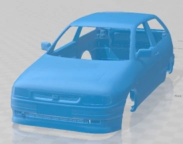 Seat Ibiza 1995 Printable Body Car 3D Print Model .c4d .max .obj .3ds .fbx .stl .blend 