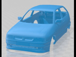 Seat Ibiza 1995 Printable Body Car Modelo de impresión 3D